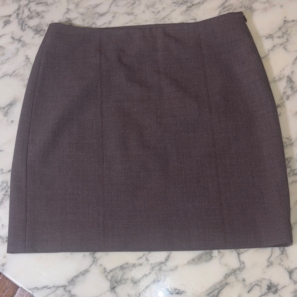 bebe Classic Brown Pencil Skirt